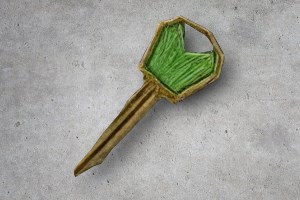 Green Copper Key